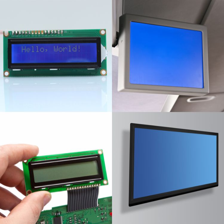 Range of LCD display products